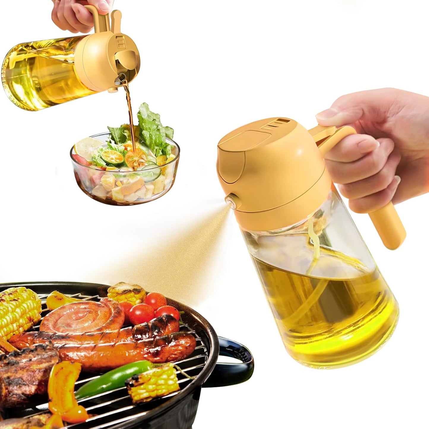 2 in 1 Oil Spray for Kitchen